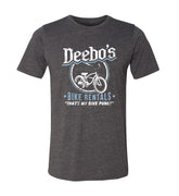 Deebo's Bike Rentals Unisex Soft Tee